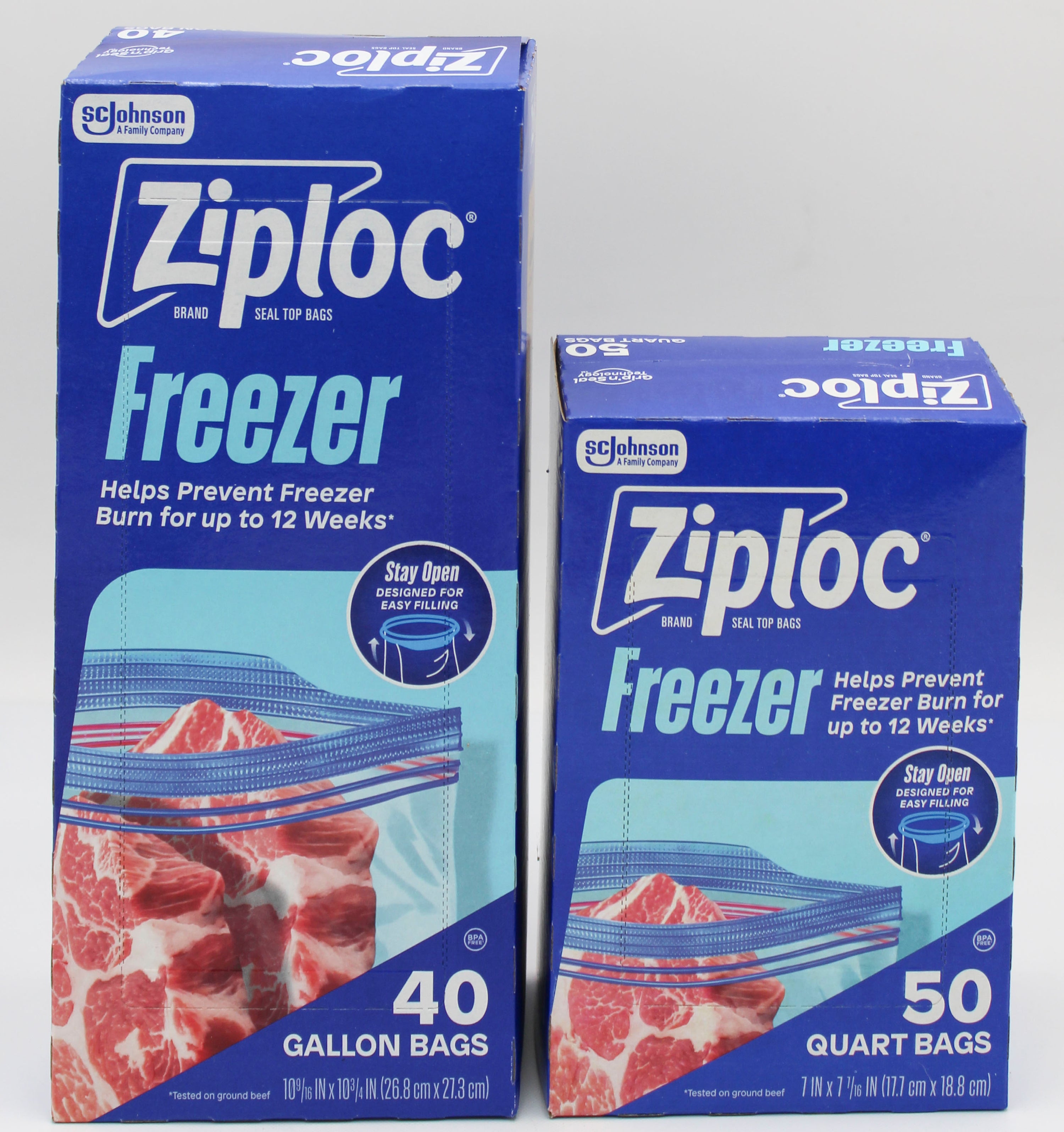 Ziploc Holiday Mixed Freezer Bags Half Pallet | Bulk