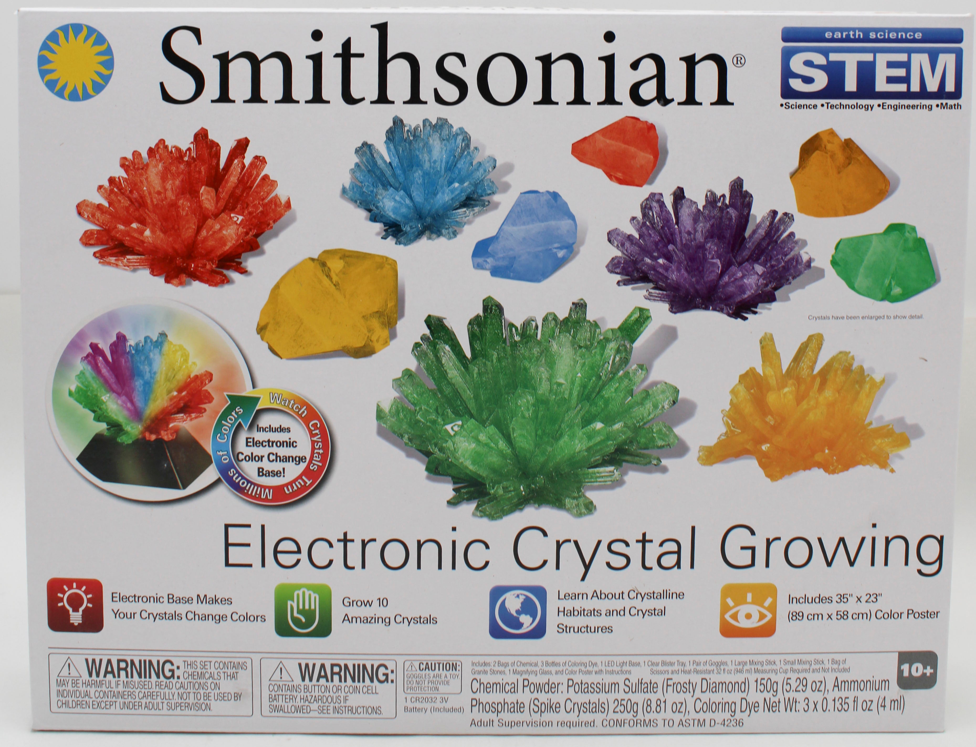 SMITHSONIAN GROWING CRYSTAL