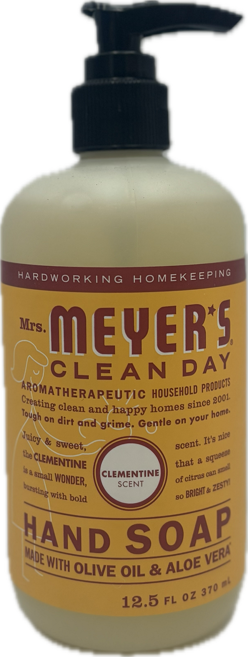 MRS MEYERS HAND SOAP 12.5oz CLEMENTINE