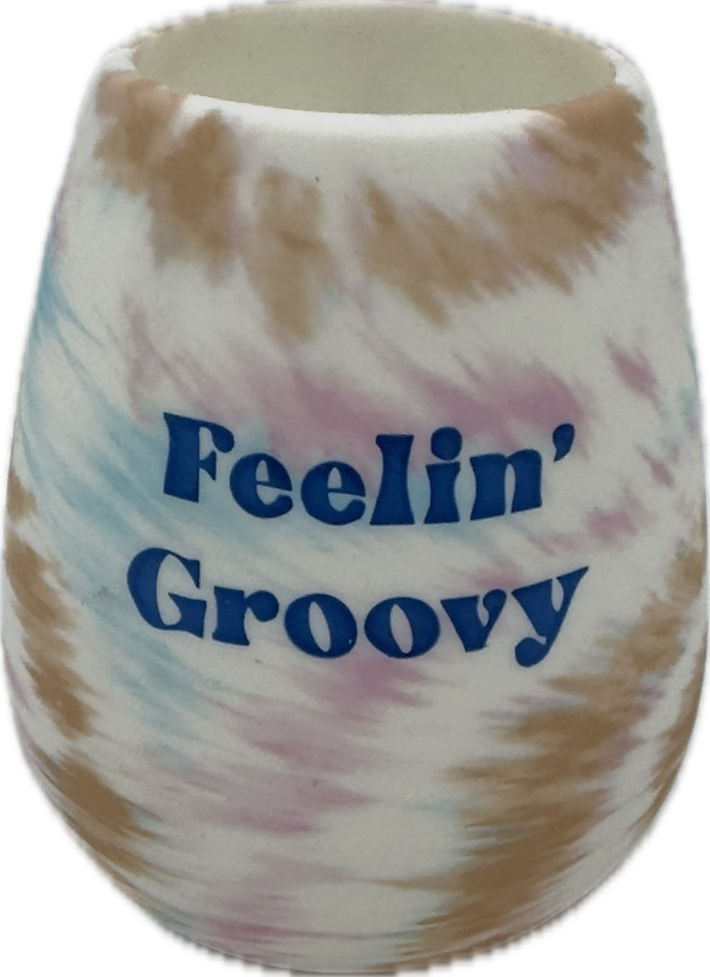 FEELIN' GROOVY SILICONE WINE CUP 12.5OZ