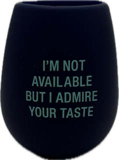 NOT AVAILABLE SILICONE WINE CUP 12.5oz