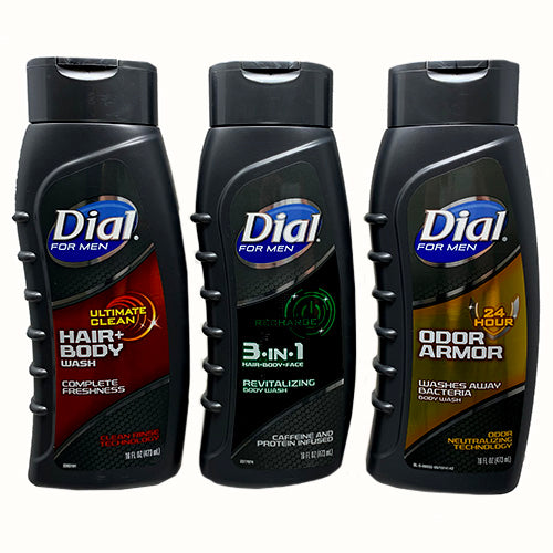 DIAL MENS BODYWASH 16oz-ASST DSPLY
