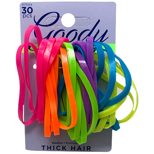 GOODY THCK HAIR ELSTCS 30CT-ASST/NI.