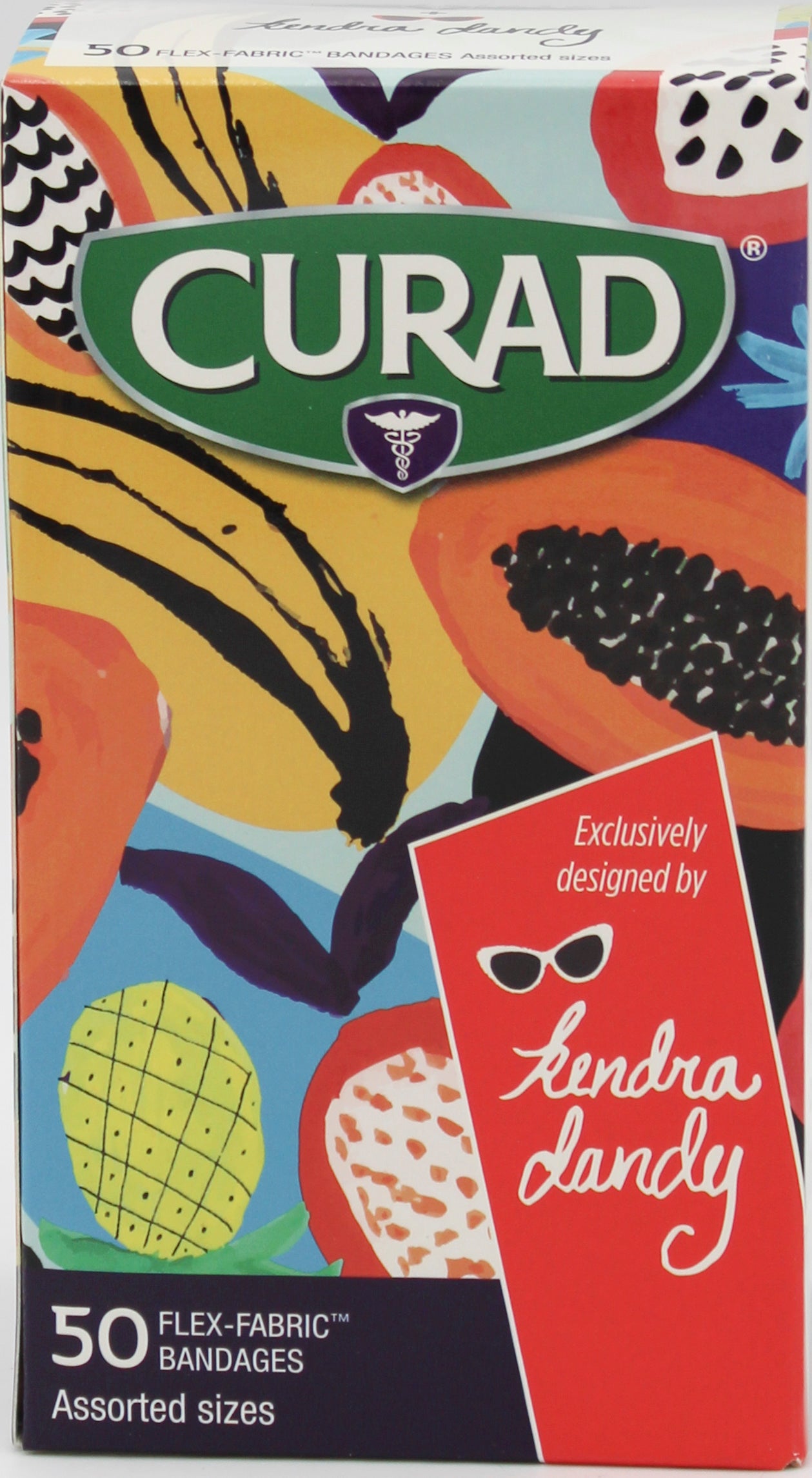 CURAD KENDRA DANDY 50CT BANDAGES, ASST SIZE NI