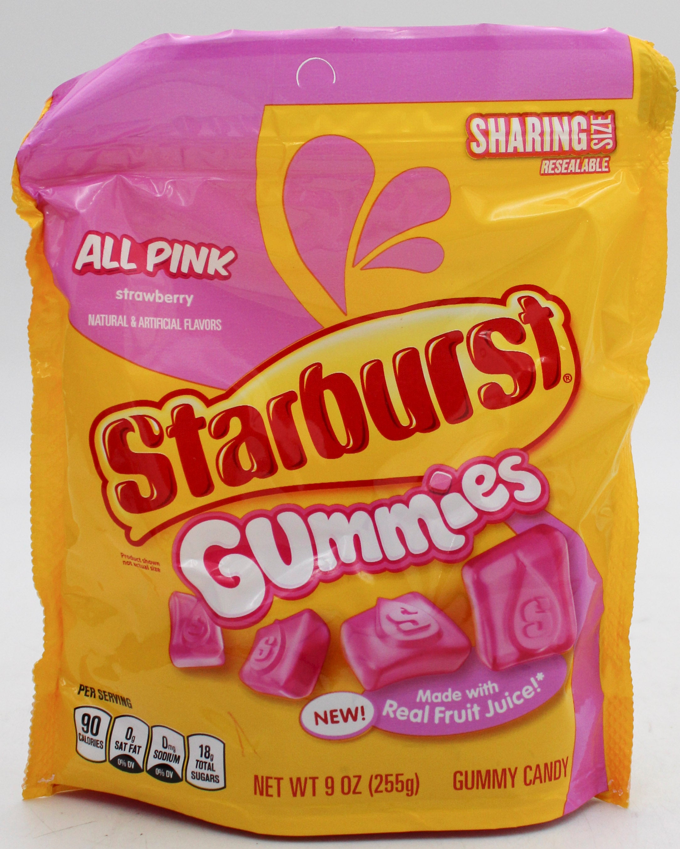 STARBURST ALL PINK GUMMIES SHARING SIZE 9 Oz BB 2/17/26