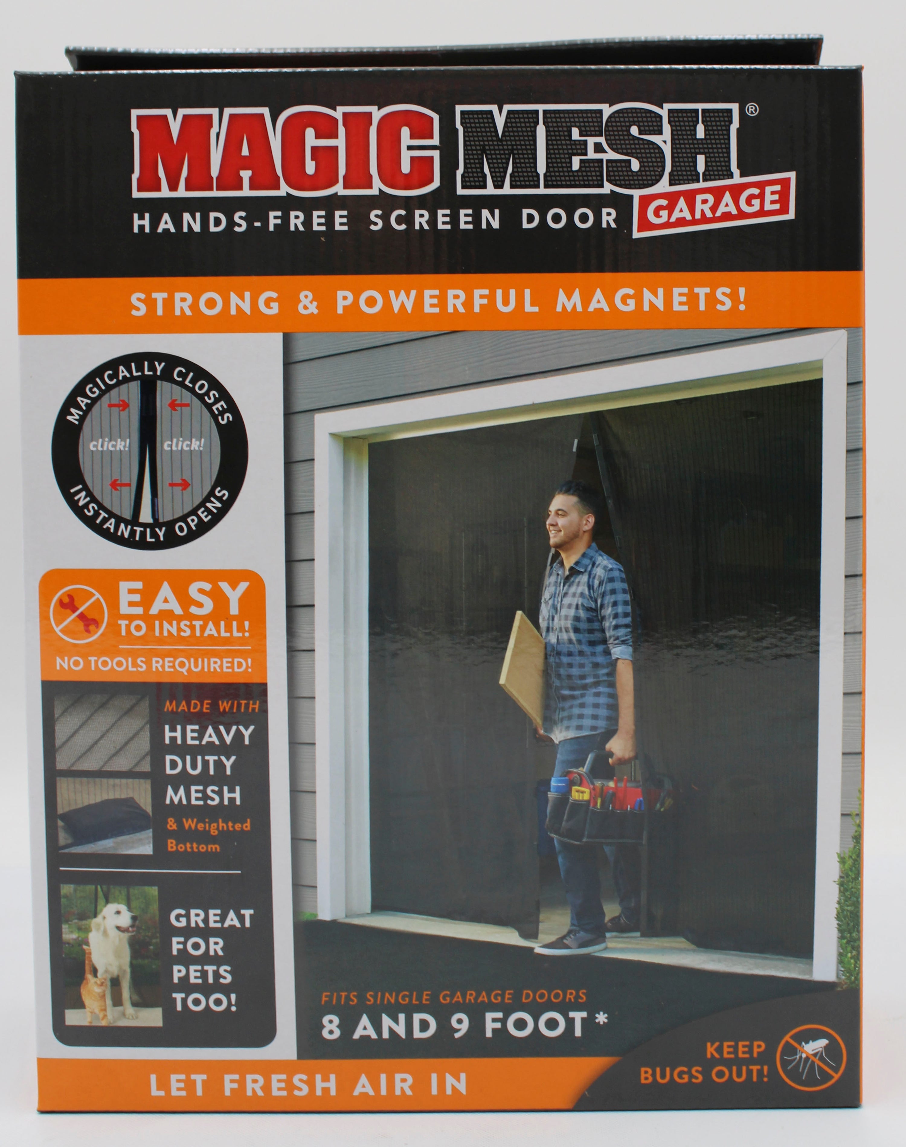 MAGIC MESH GARAGE DOOR HANDS FREE SCREEN NI