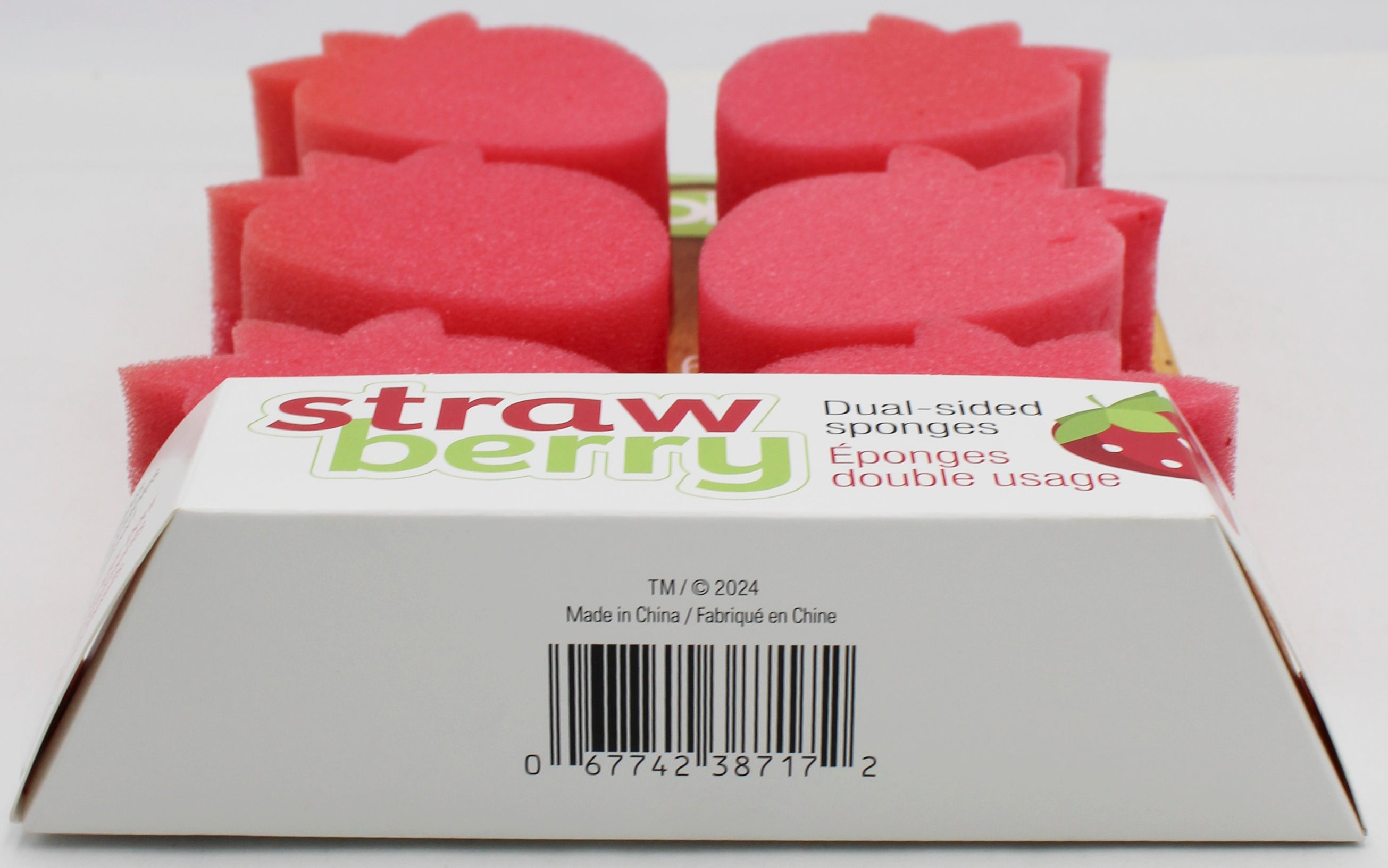 6PC STRAWBERRY SPONGES NI