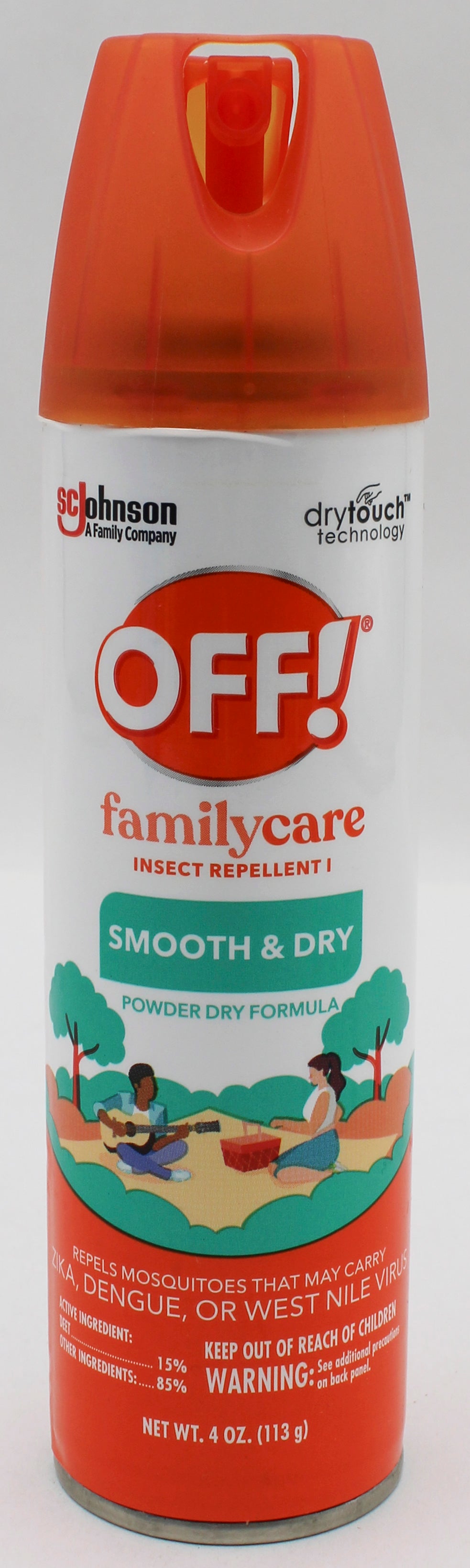 SP OFF SMOOTH & DRY INSECT REPELLENT 4oz