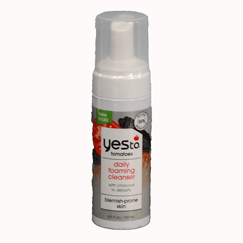 YESTO TOMATOES DAILY FOAMING CLEANSER W/CHARCOAL 4.5OZ EXP 6/30/24