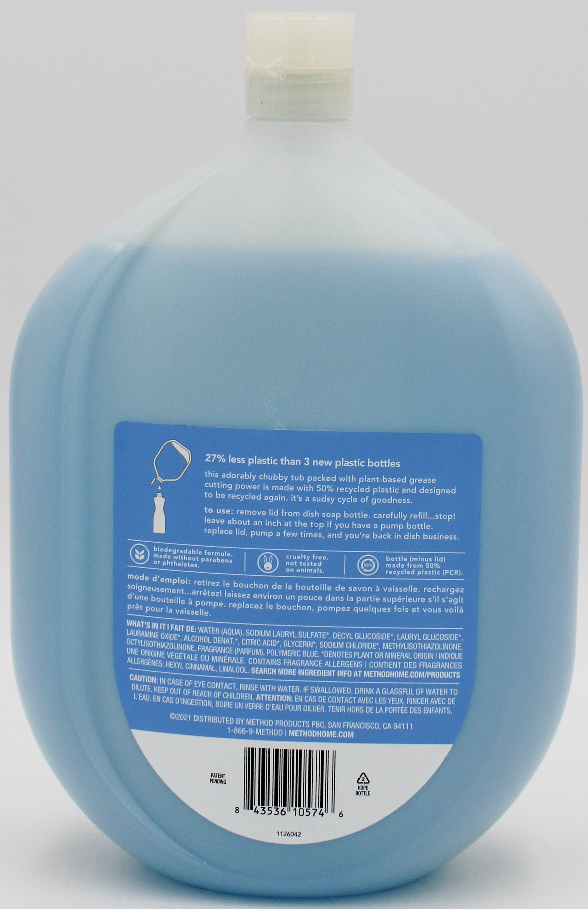 METHOD DISH REFILL  SEA MINERALS  54OZ US