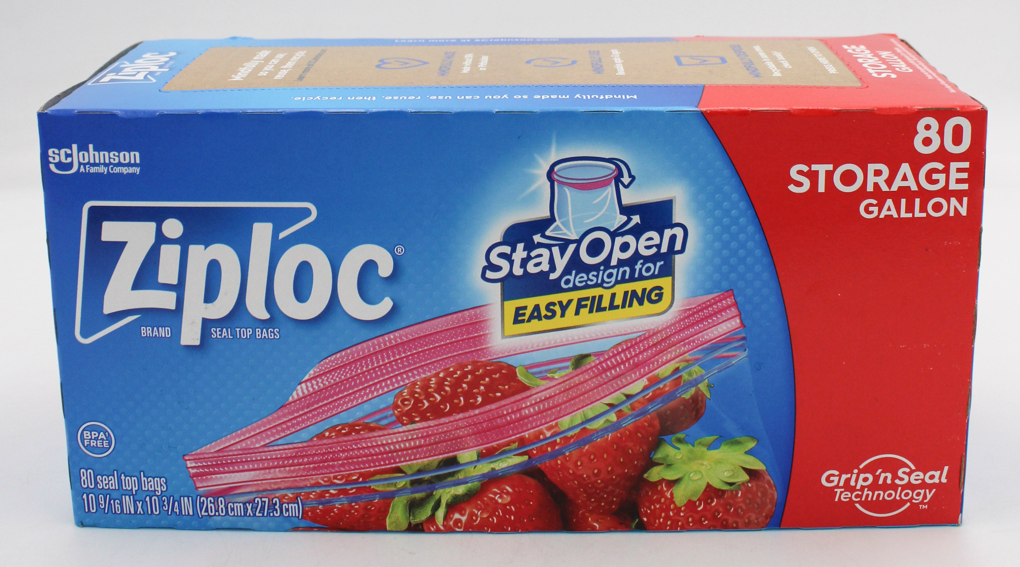 SP ZIPLOC BAG GRIP N SEAL STORAGE 80CT-GALLON