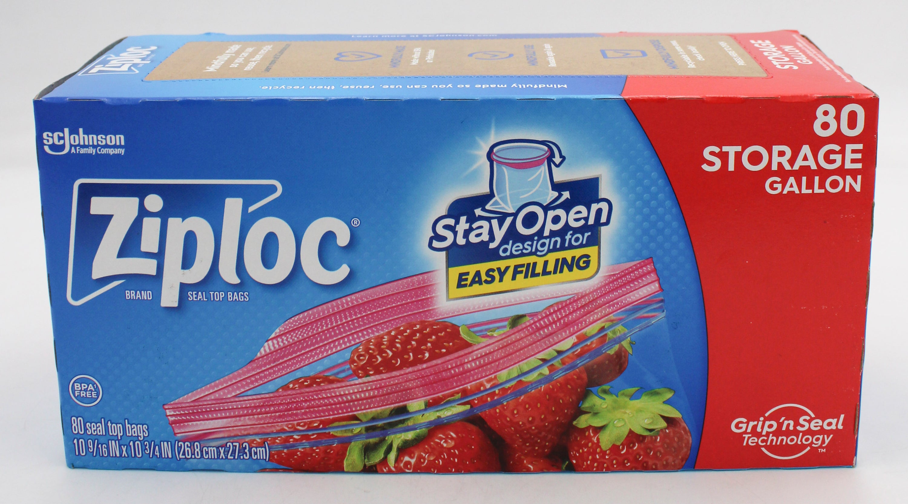 SP ZIPLOC BAG GRIP N SEAL STORAGE 80CT-GALLON