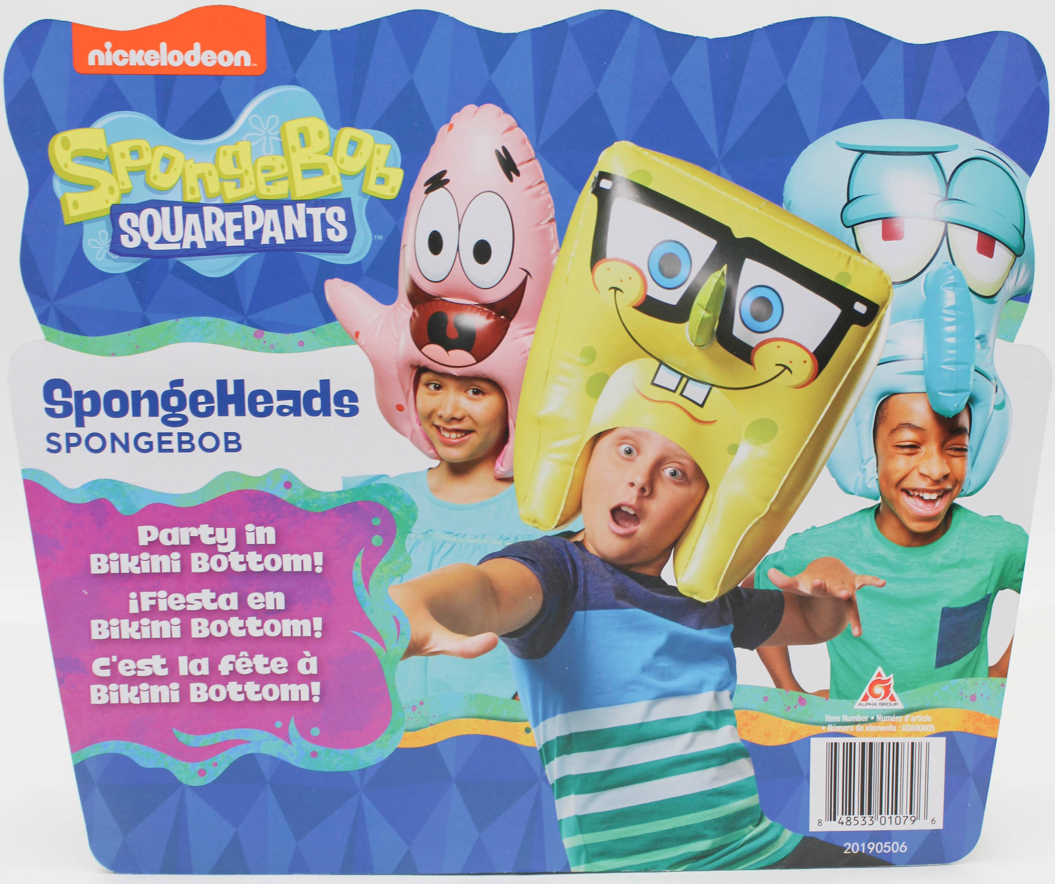 SPONGEBOB 20" INFLATEABLE SPONGE HEAD