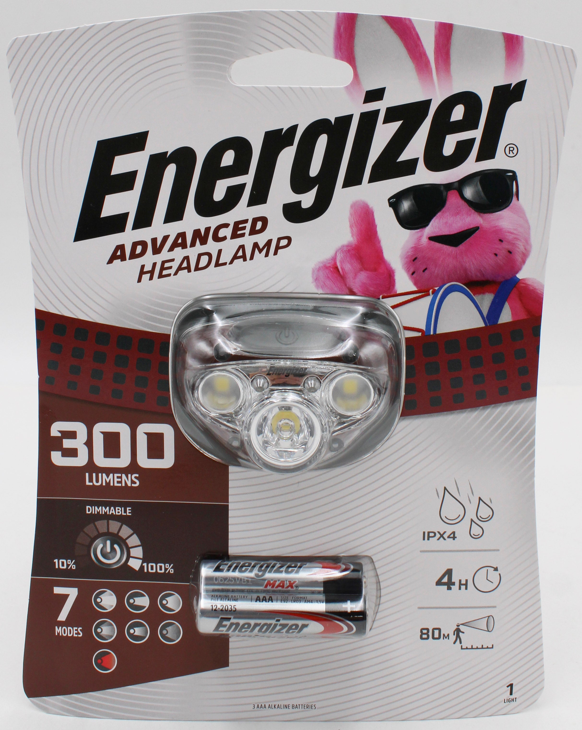 ENERGIZER 300 LUMEN LED HEAD LAMP