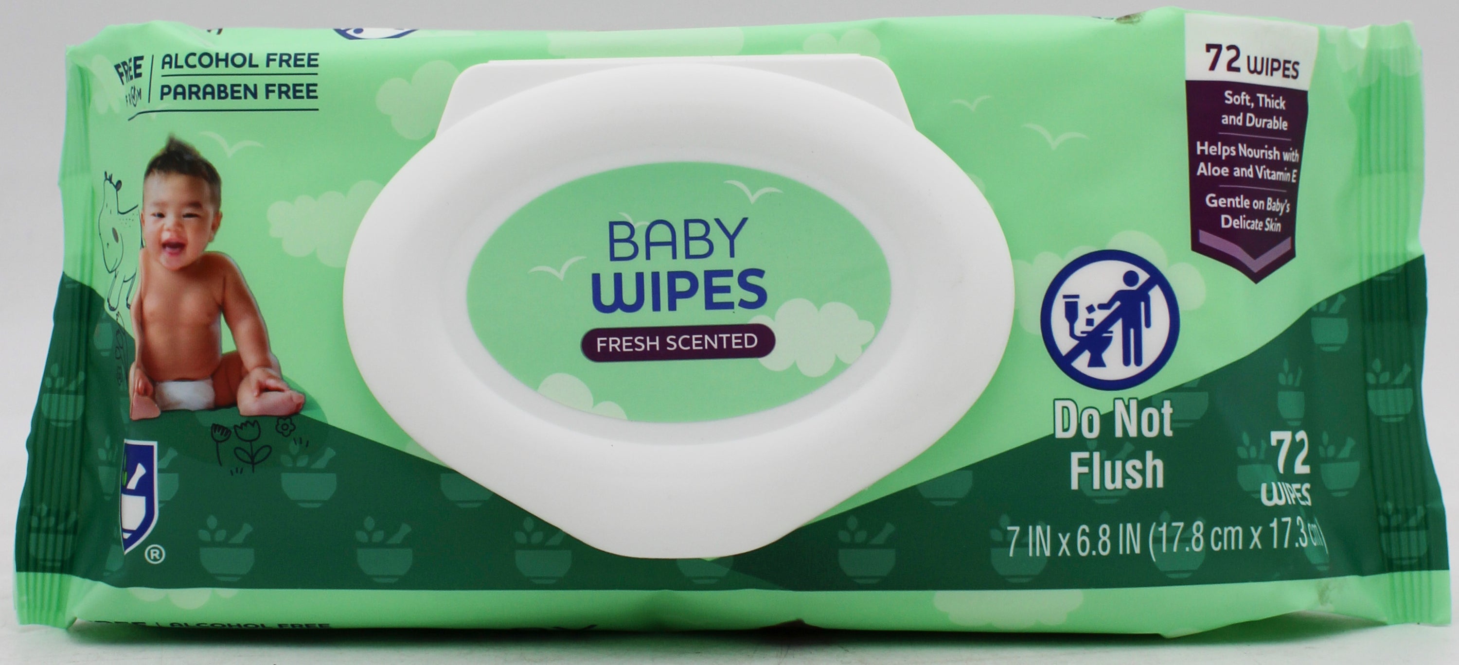 RITE AID BABY WIPES SCENTED 72CT EXP - 4/2027