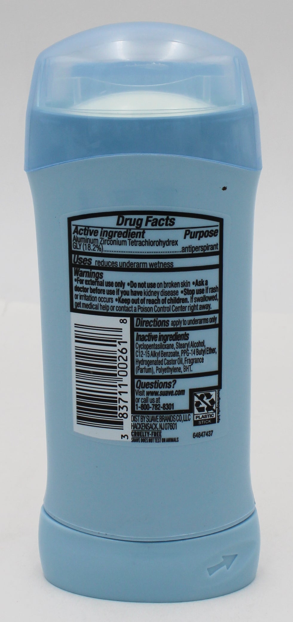 SUAVE INVISIBLE SOLID MANGO & CITRUS 2.6z