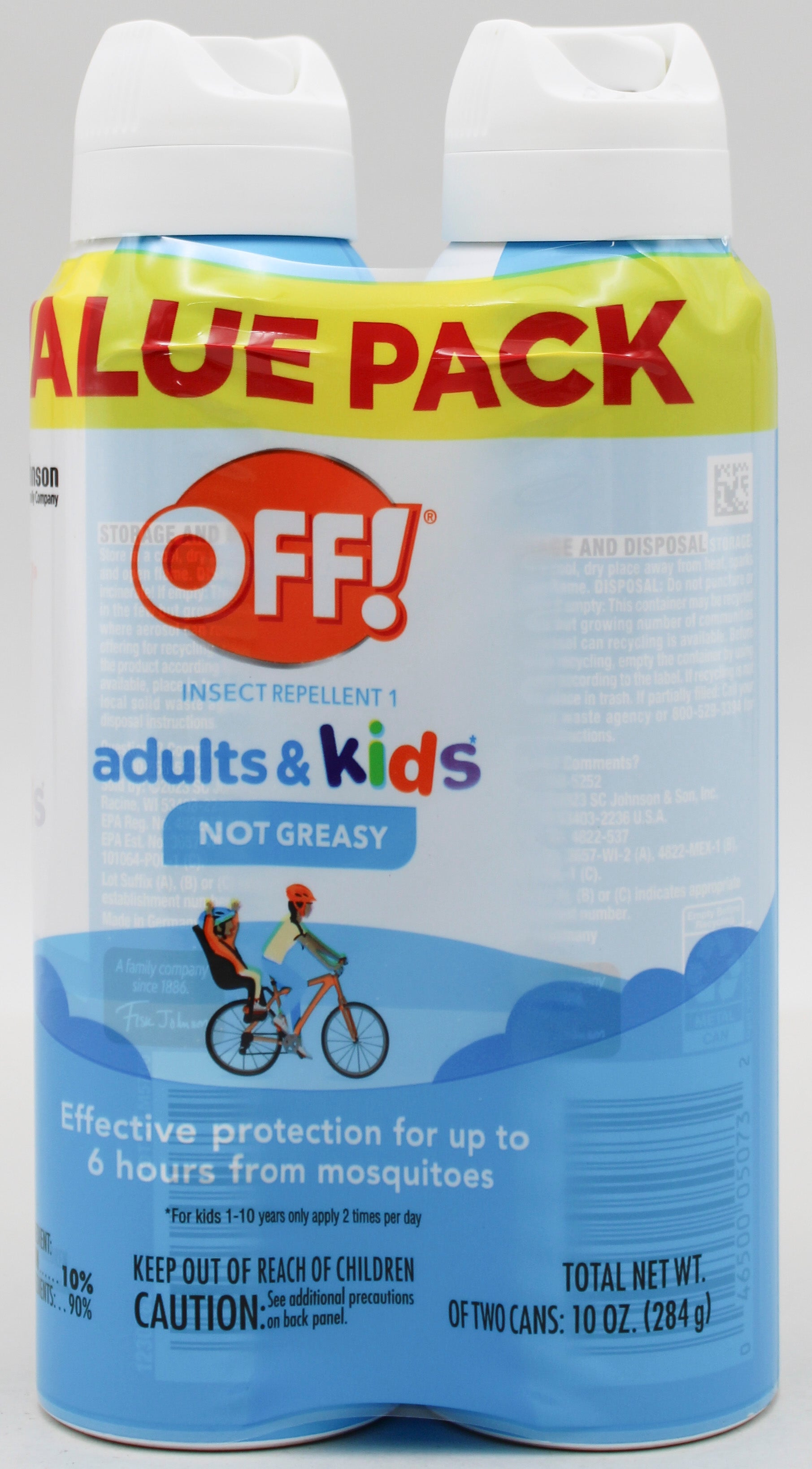 OFF Adults & Kids Aerosol Insect Repellent Twin Pack 2 x 5oz