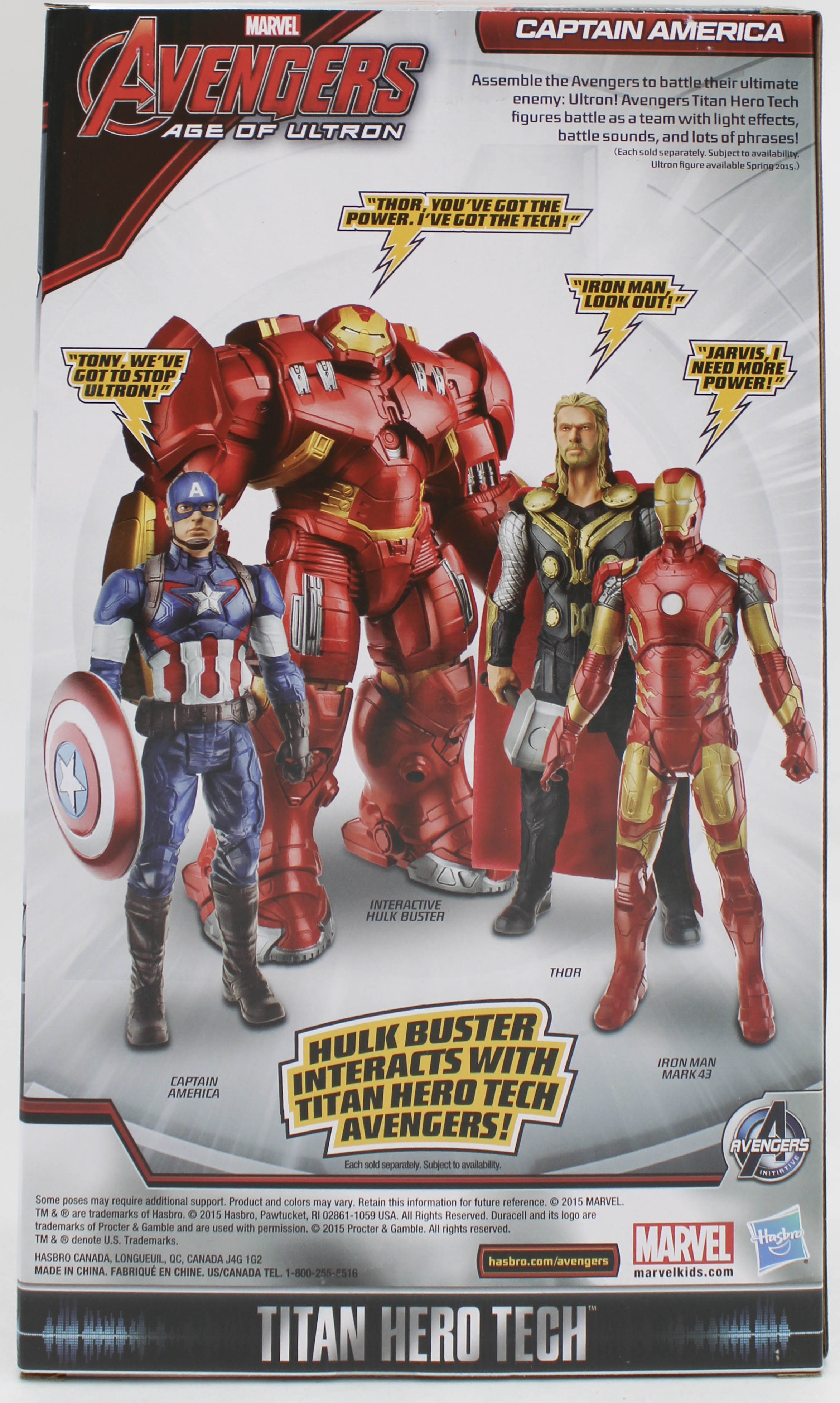 MARVEL: TITAN HERO TECH - 12" CAPTAIN AMERICA W/SOUND