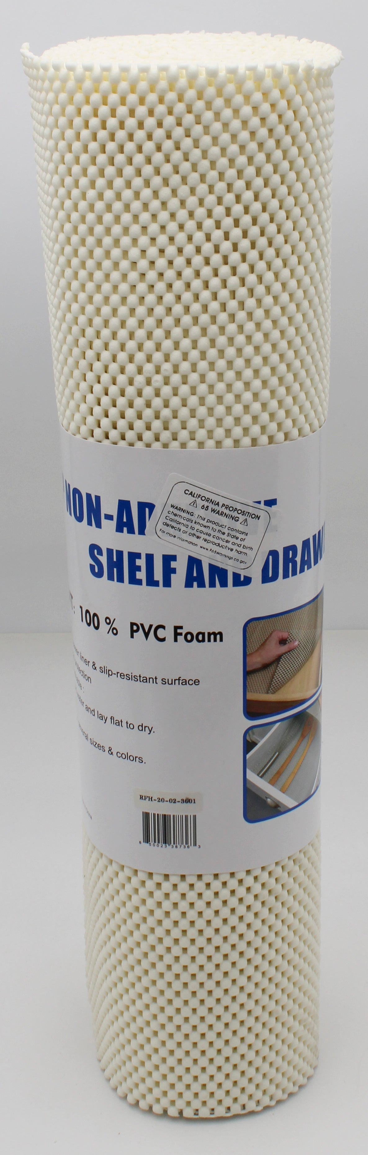 18x120" IVORY SHELF LINER