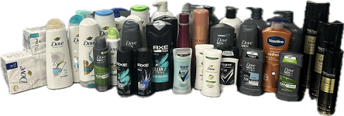 HAIR MIXIED BRAND 294CT ASSORTED BIN  EXP 7/17/2025