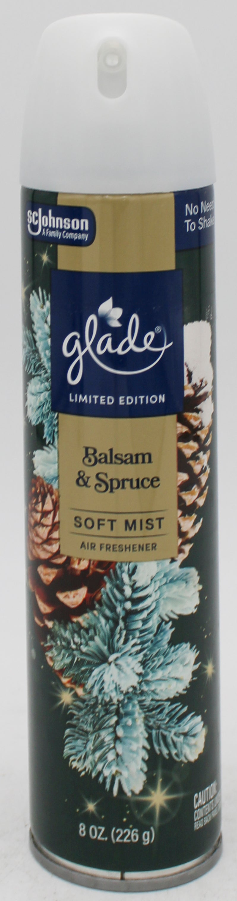 SP GLADE AIR FRESHENER SOFT MIST 8oz BALSAM & SPRUCE