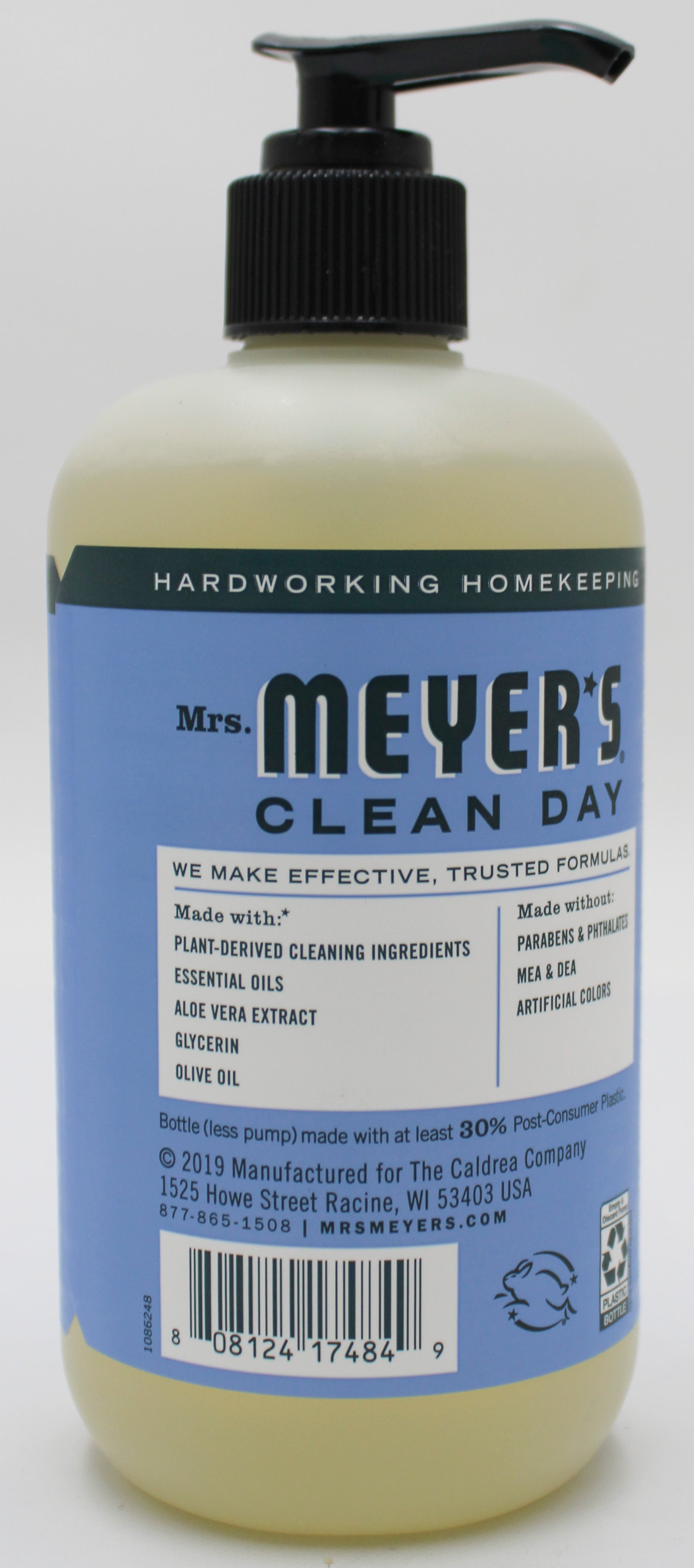 MRS MEYERS LIQUID HAND SOAP BLUEBELL 12.5floz US