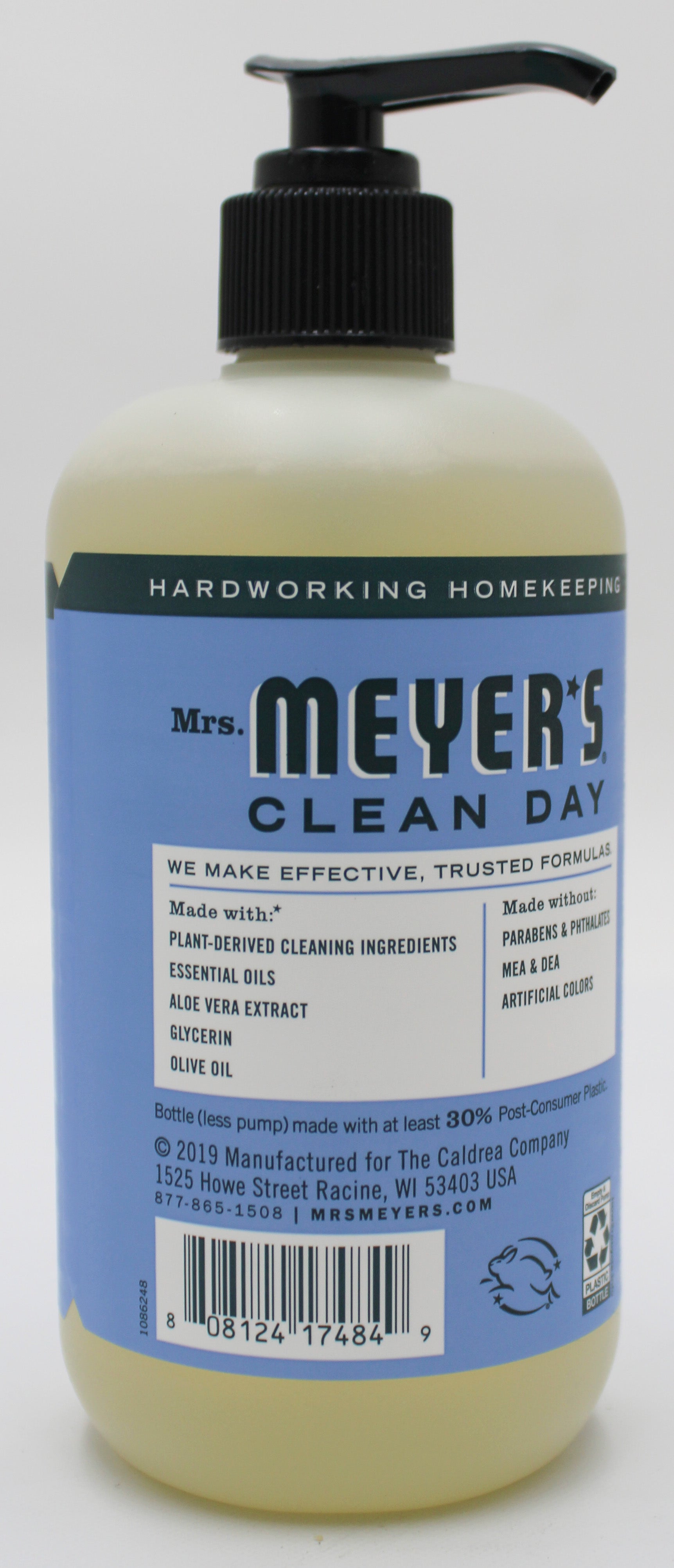 MRS MEYERS LIQUID HAND SOAP BLUEBELL 12.5floz US