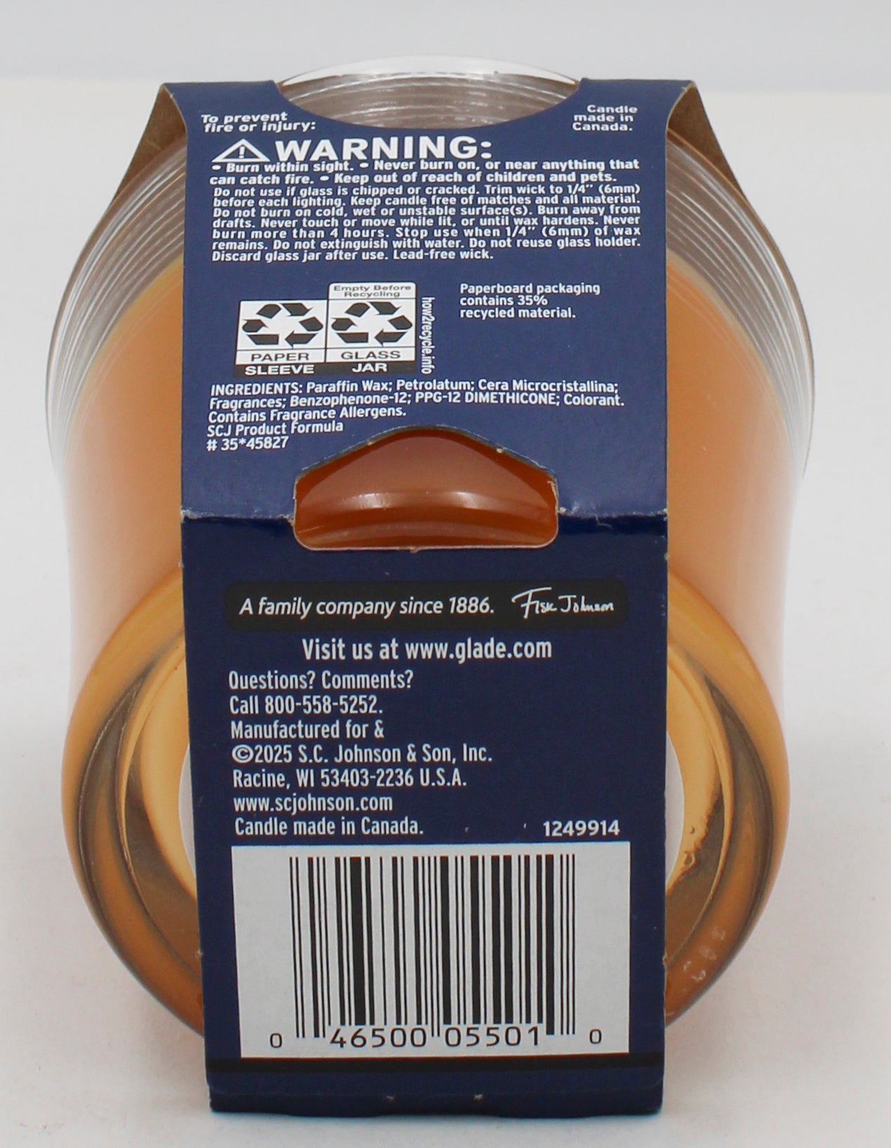 SP GLADE CANDLE 4.08oz HAWAIIAN BREEZE