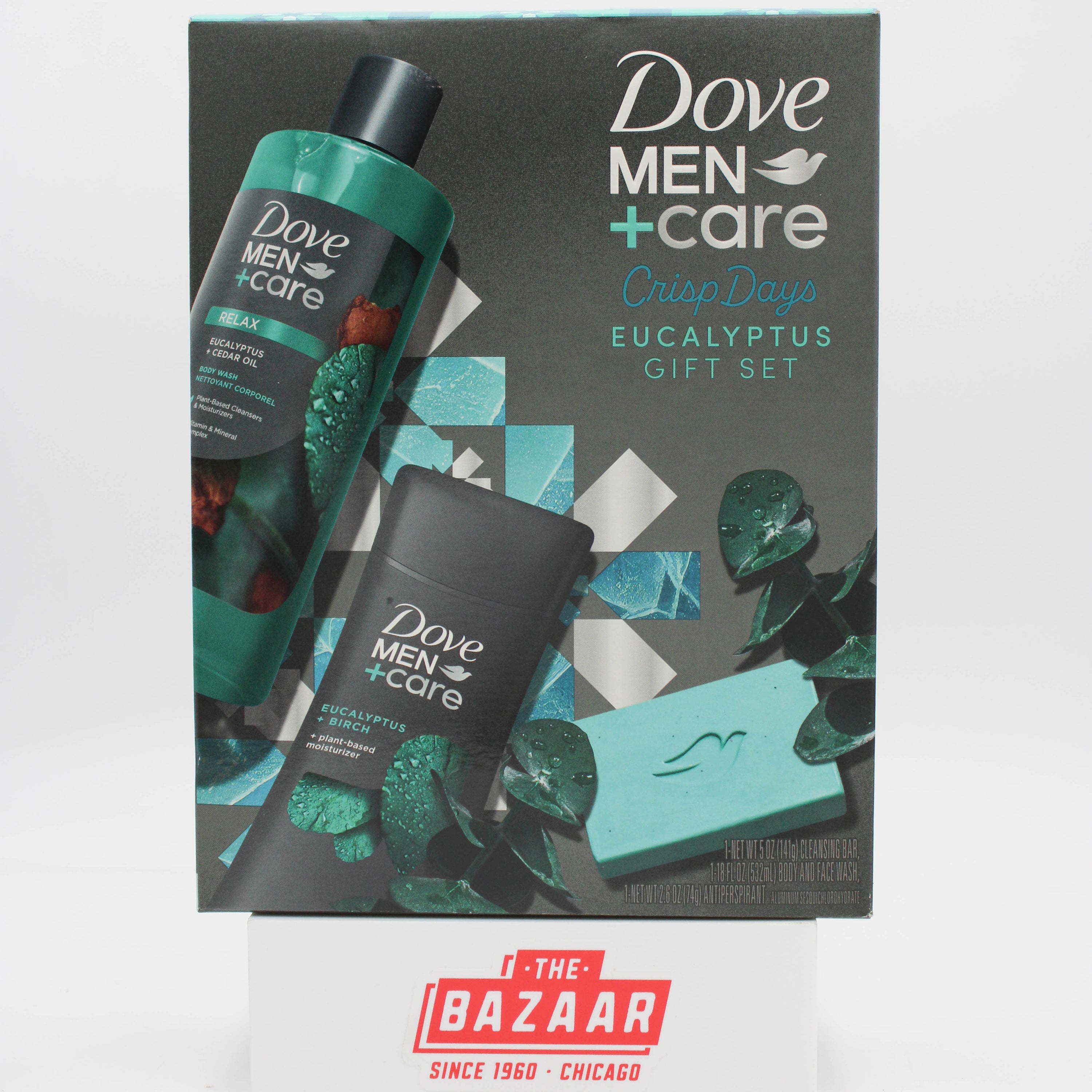 DOVE MENS CARE Mixed Eucalyptus 3CT Giftbox