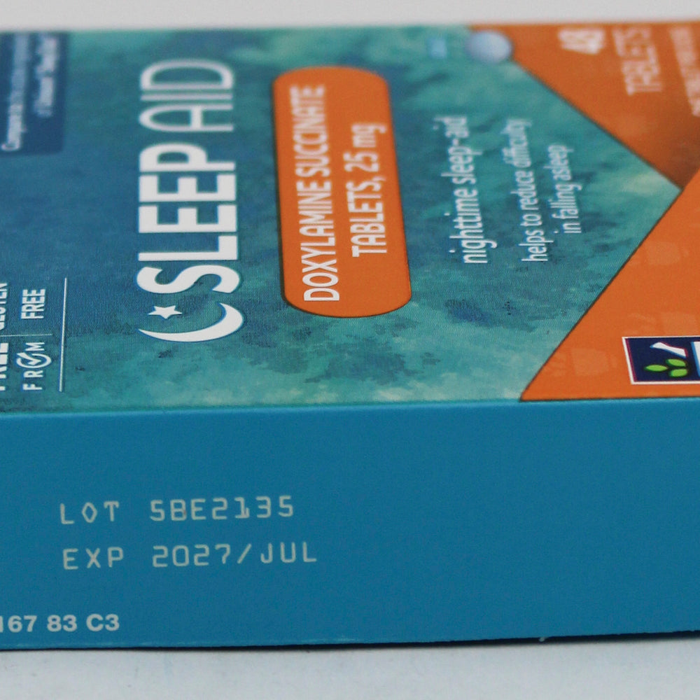RITE AID NIGHTTIME SLEEP AID TABLETS 48ct. EXP 7/31/2027 COMPARES TO Unisom