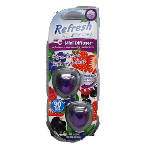 RYC AIR FRESHENER CLIPS 2PK-MIXED BERRIES NI