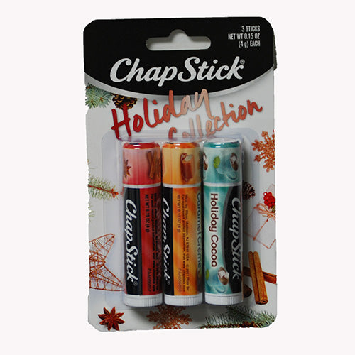 CHAPSTICK HOLIDY ASST 3CT .45OZ NI 6/30/23