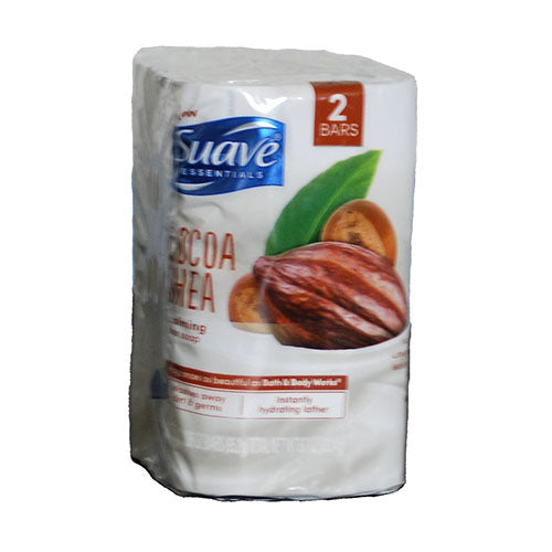 SUAVE BAR SOAP 2PK 3.35OZ-COCOA SHEA