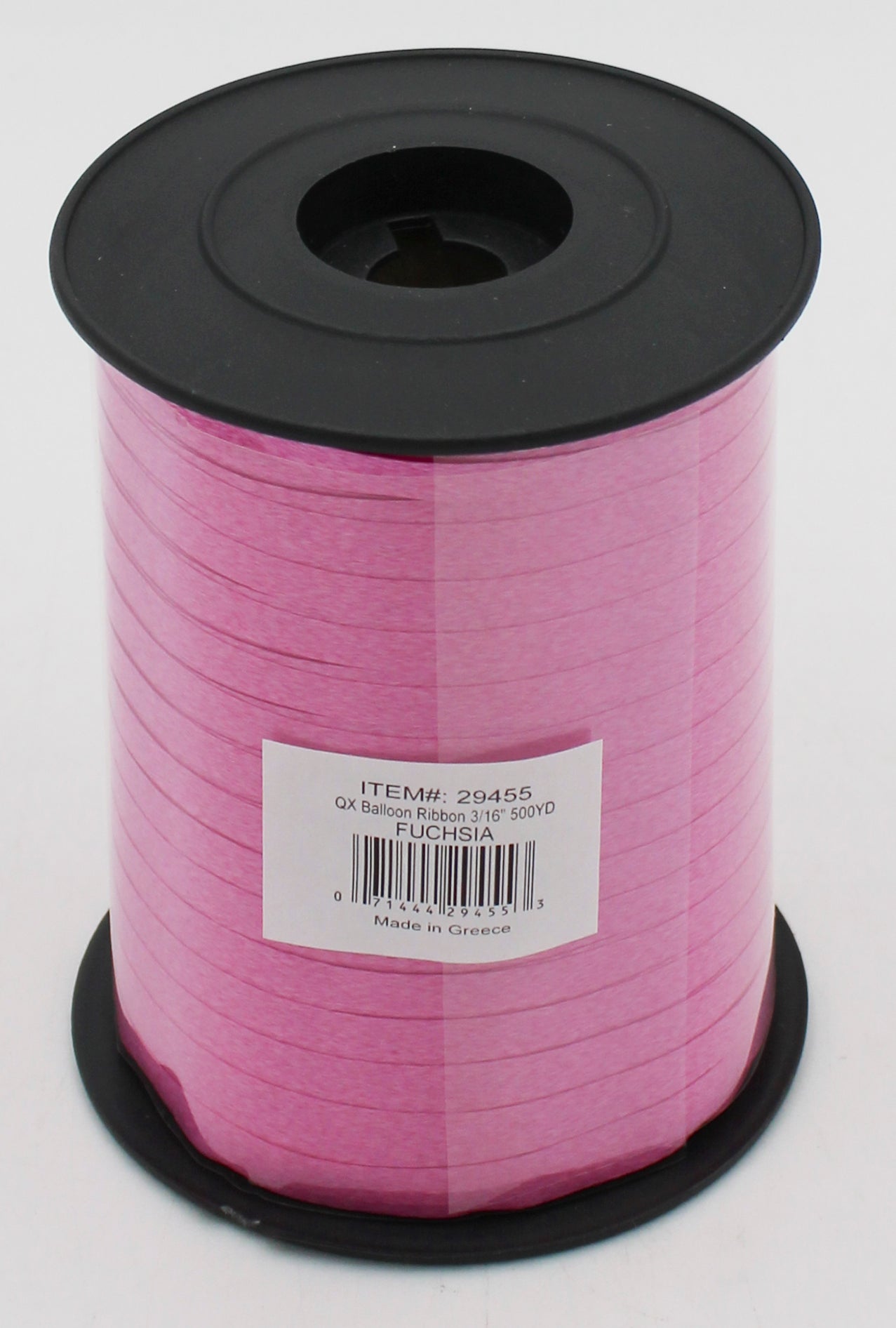 QX BALLOON RIBBON 3/16 500 YDS FUCHSIA