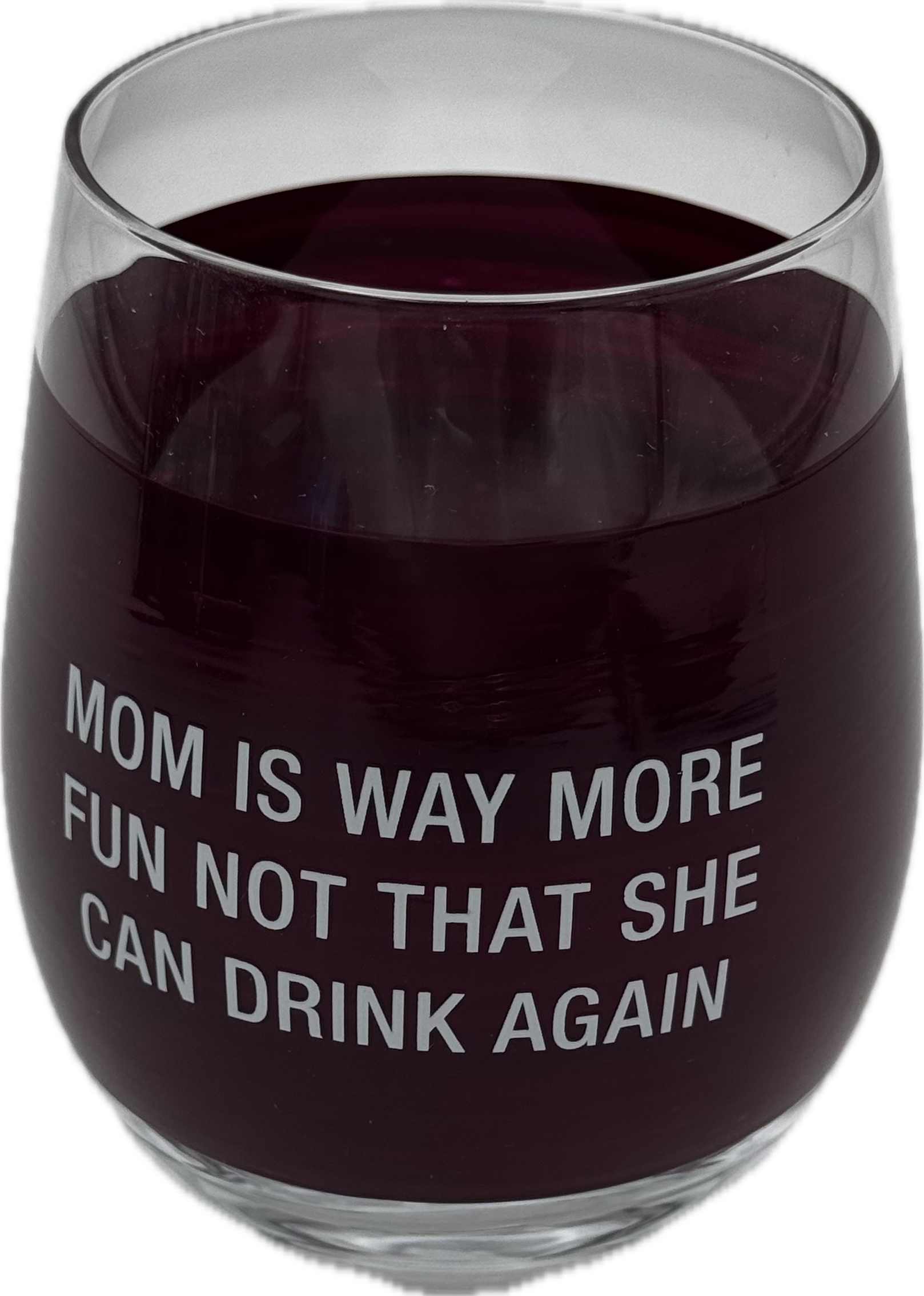 DRINK AGAIN WINE GLASS 16OZ (ERROR)