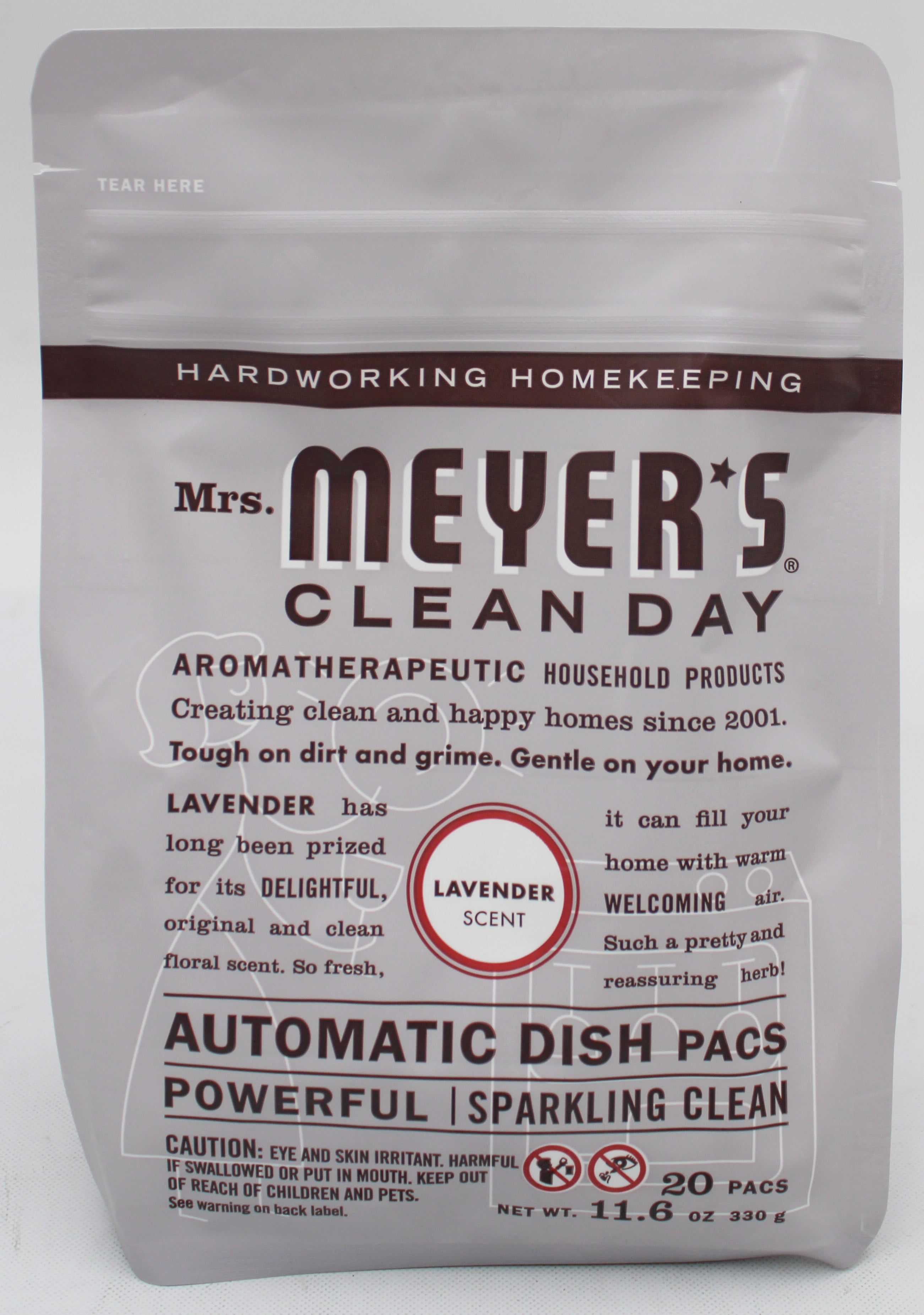 Mrs Meyers Automatic Dishwasher Pods Lavender 20ct