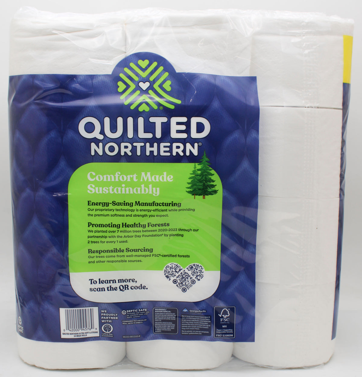 24 MEGA ROLL ULTRA SOFT AND STRONG QUILTED NORTHERN TOILET PAPER