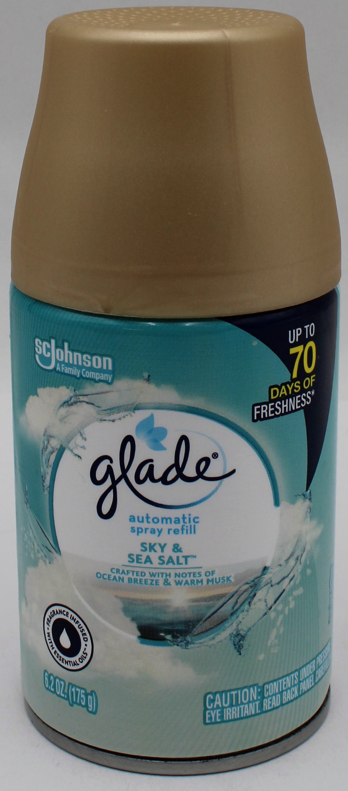 GLADE AUTOMATIC SPRAY REFILL SKY & SEA SALT 6.2oz US.