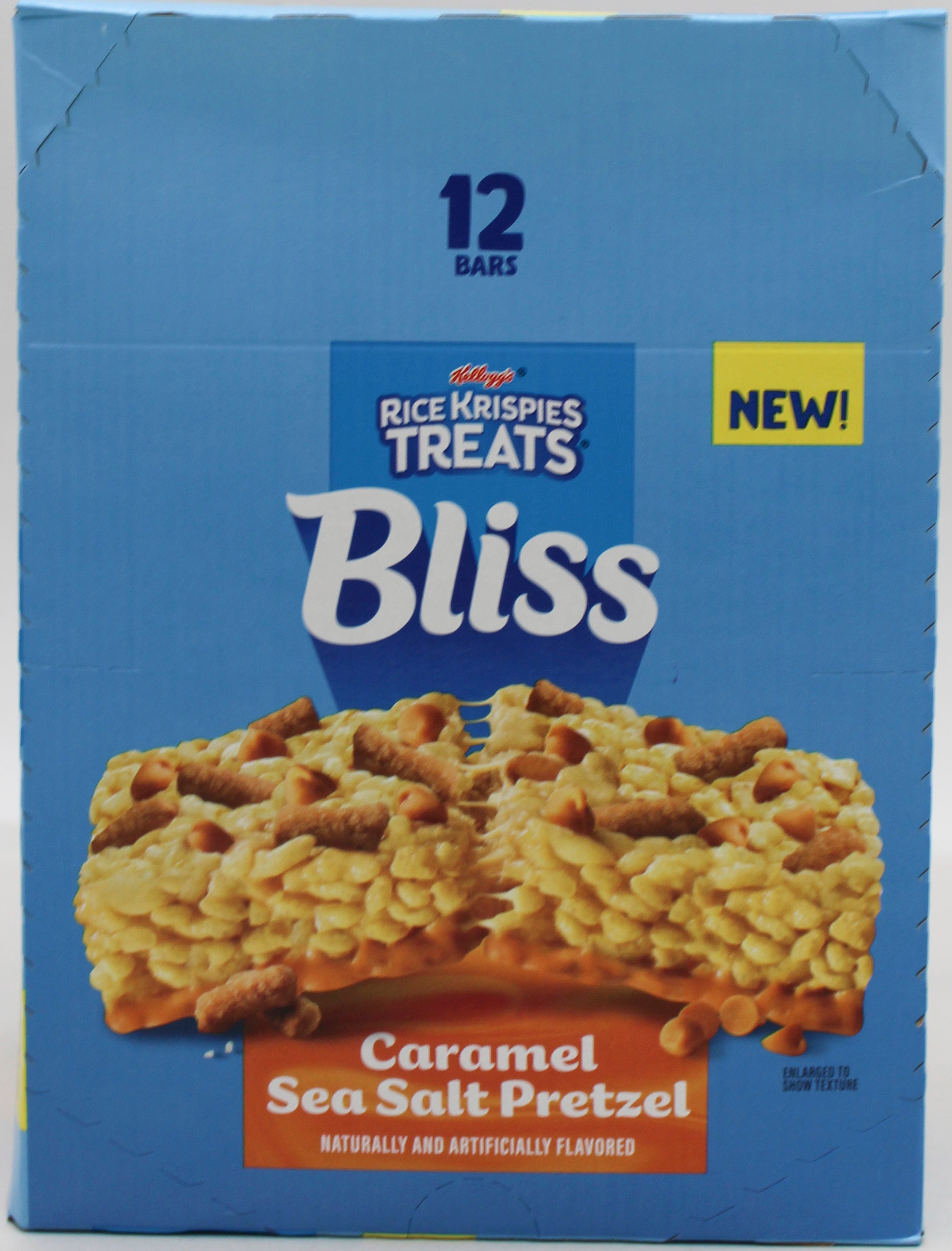 RICE KRISPIES TREATS CARAMEL PRETZEL BARS 12CT 18.2 Oz BB 12/13/26 NI