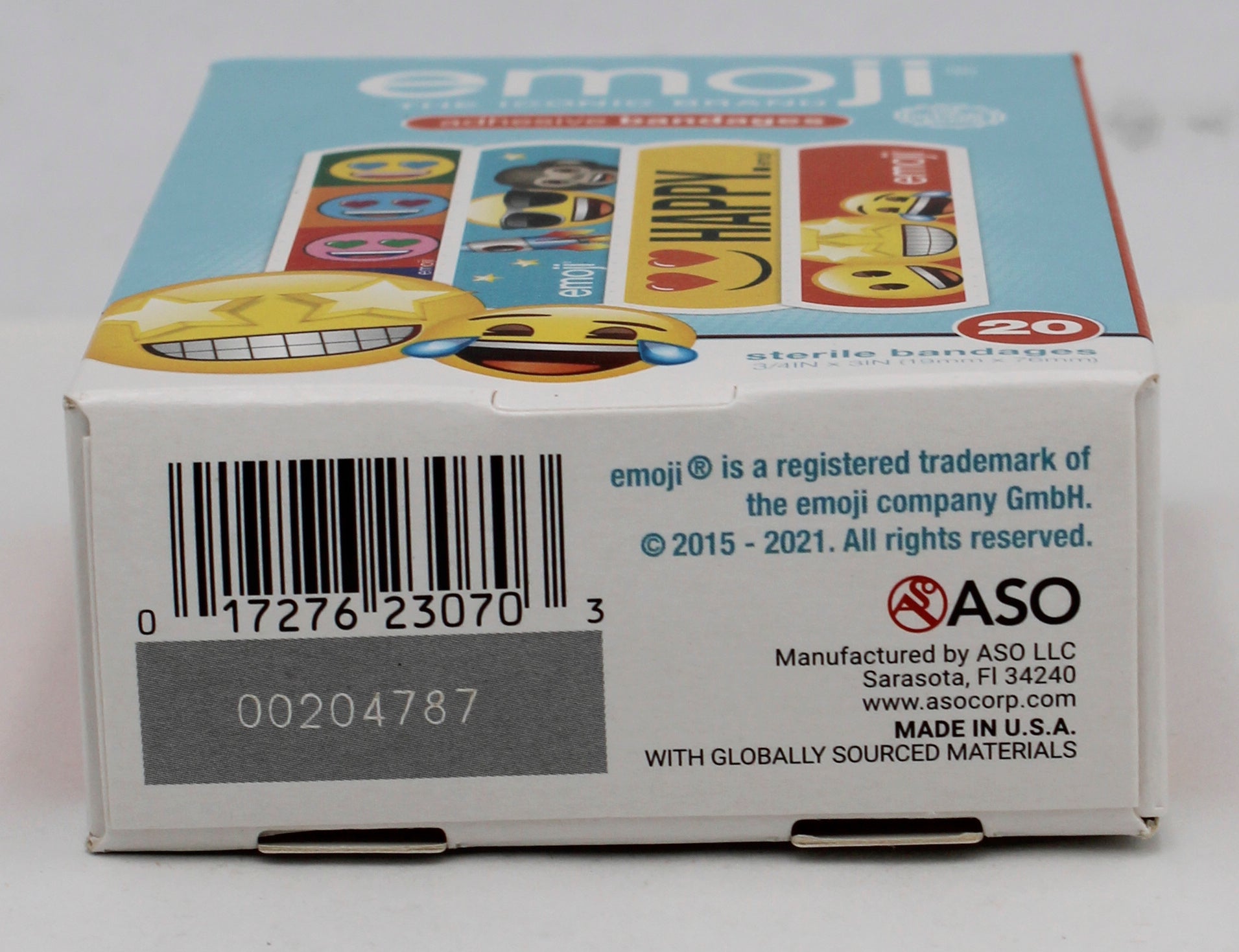 EMOJI 20ct ADHESIVE BANDAGES