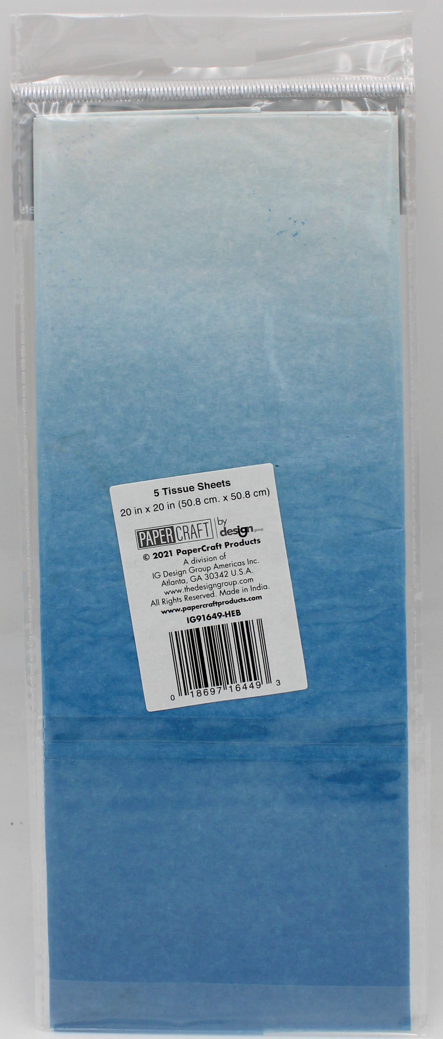 5CT GIFT TISSUE - BLUE
