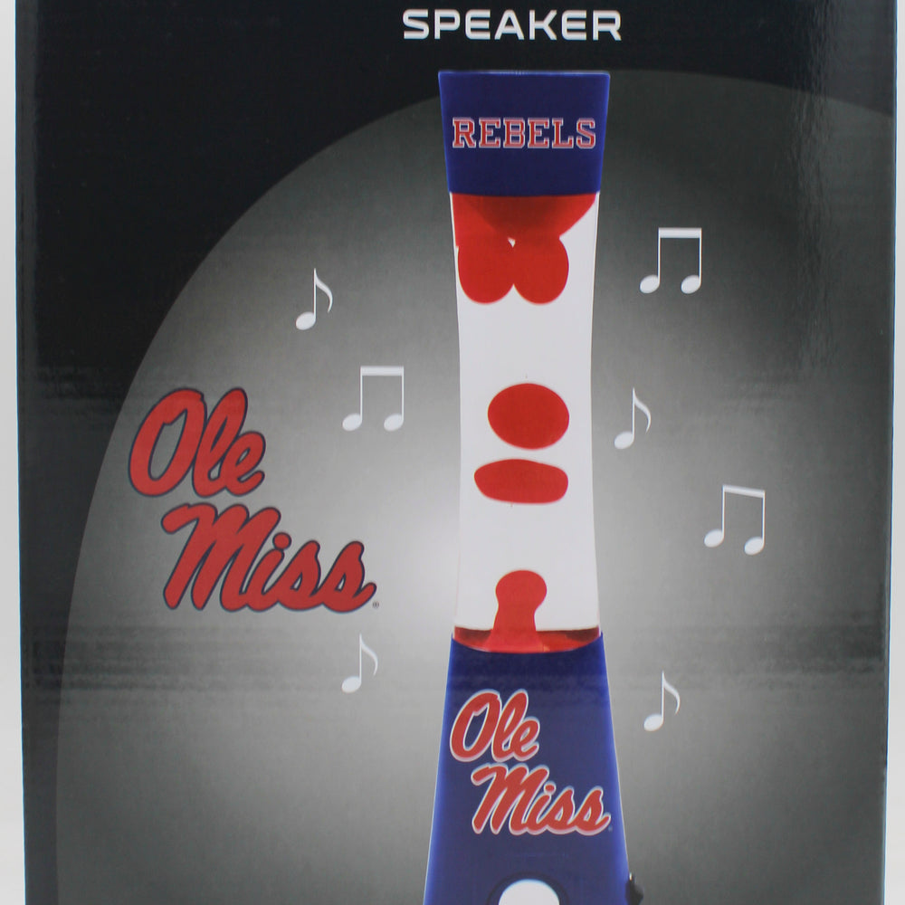 NCAA MISSISSIPPI OLE MISS LAVA LAMP SPEAKER 16.5"