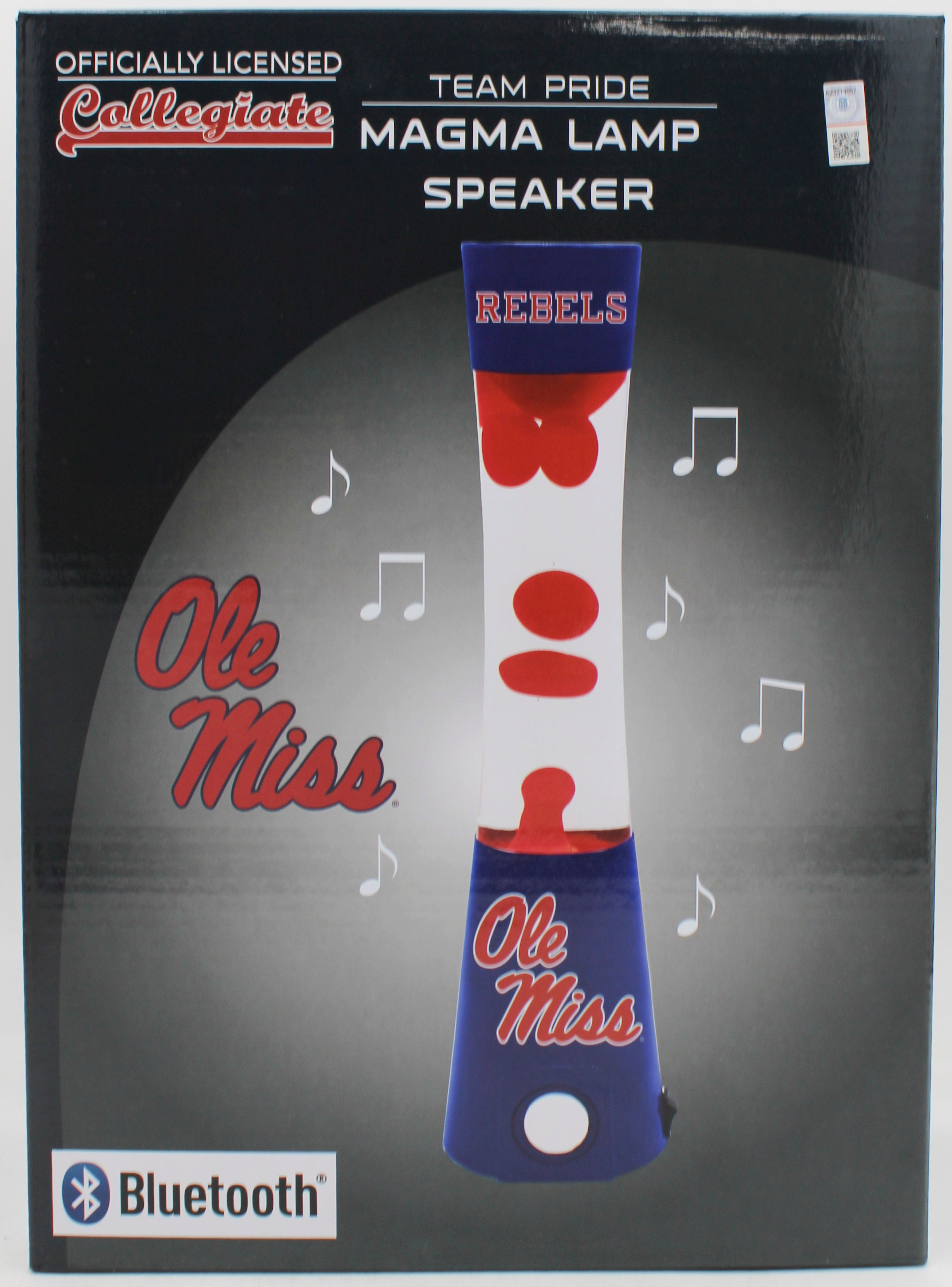 NCAA MISSISSIPPI OLE MISS LAVA LAMP SPEAKER 16.5"