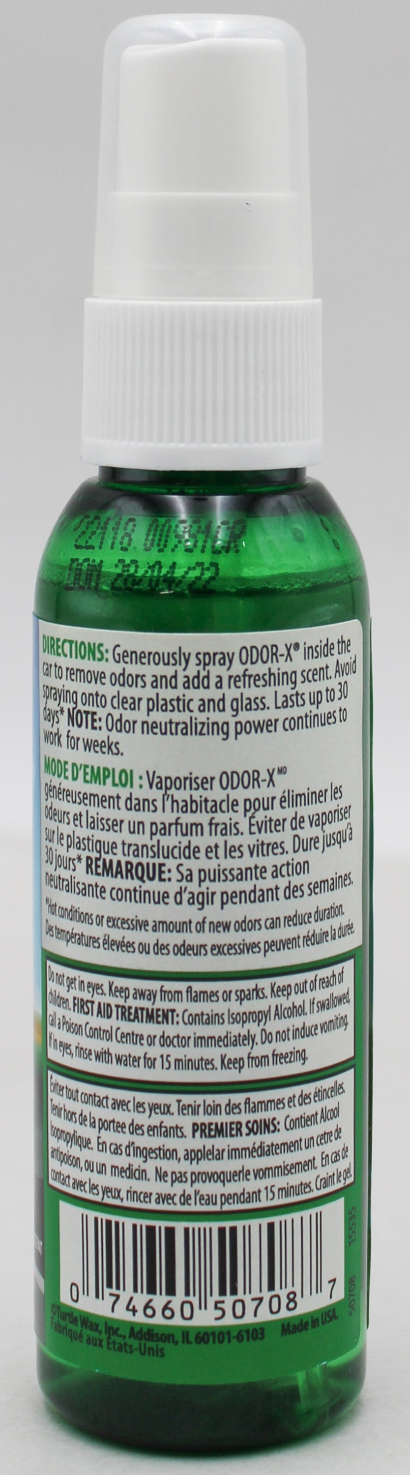 SP TURTLE WAX ODOR-X 59ml KINETIC NEW CAR SCENT