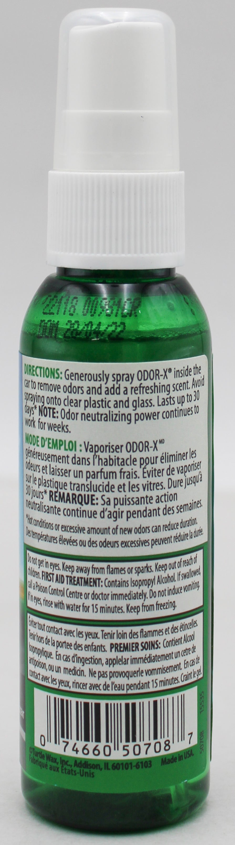SP TURTLE WAX ODOR-X 59ml KINETIC NEW CAR SCENT