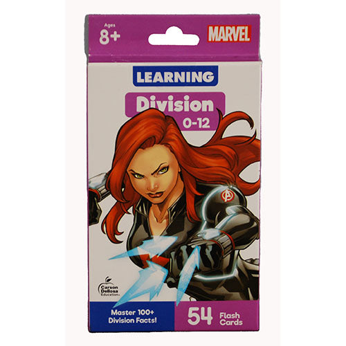 MARVEL THEMED MATH CARDS DIVISION 0-12 54CARDS