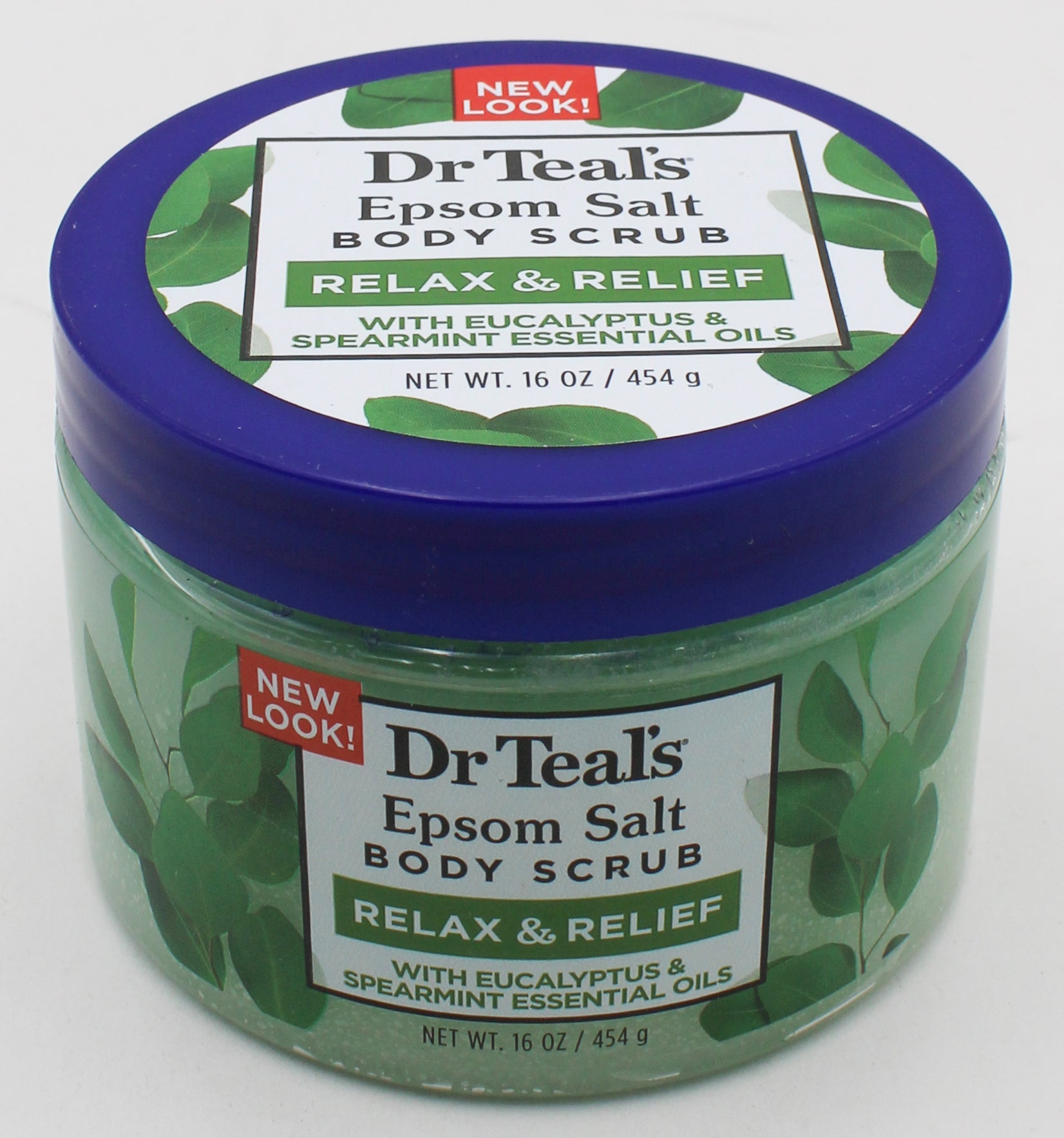 SP DR.TEAL'S EPSOM SALT BODY SCRUB 16oz EUCALYPTUS & SPEARMINT OILS NI