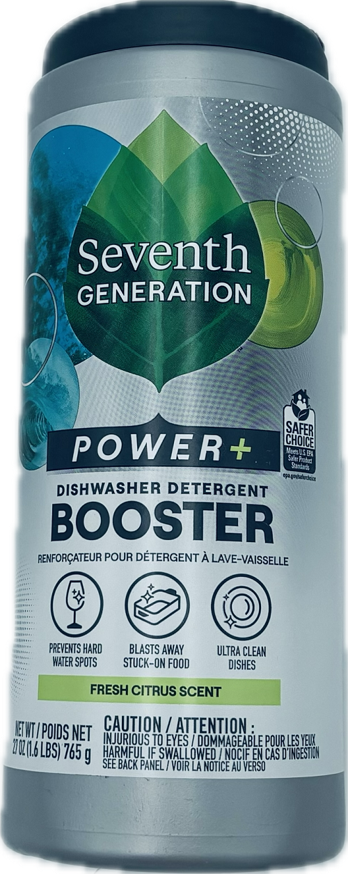 SEVENTH GENERATION DISWASHER DETERGENT BOOSTER 27oz FRESH CITRUS SCENT