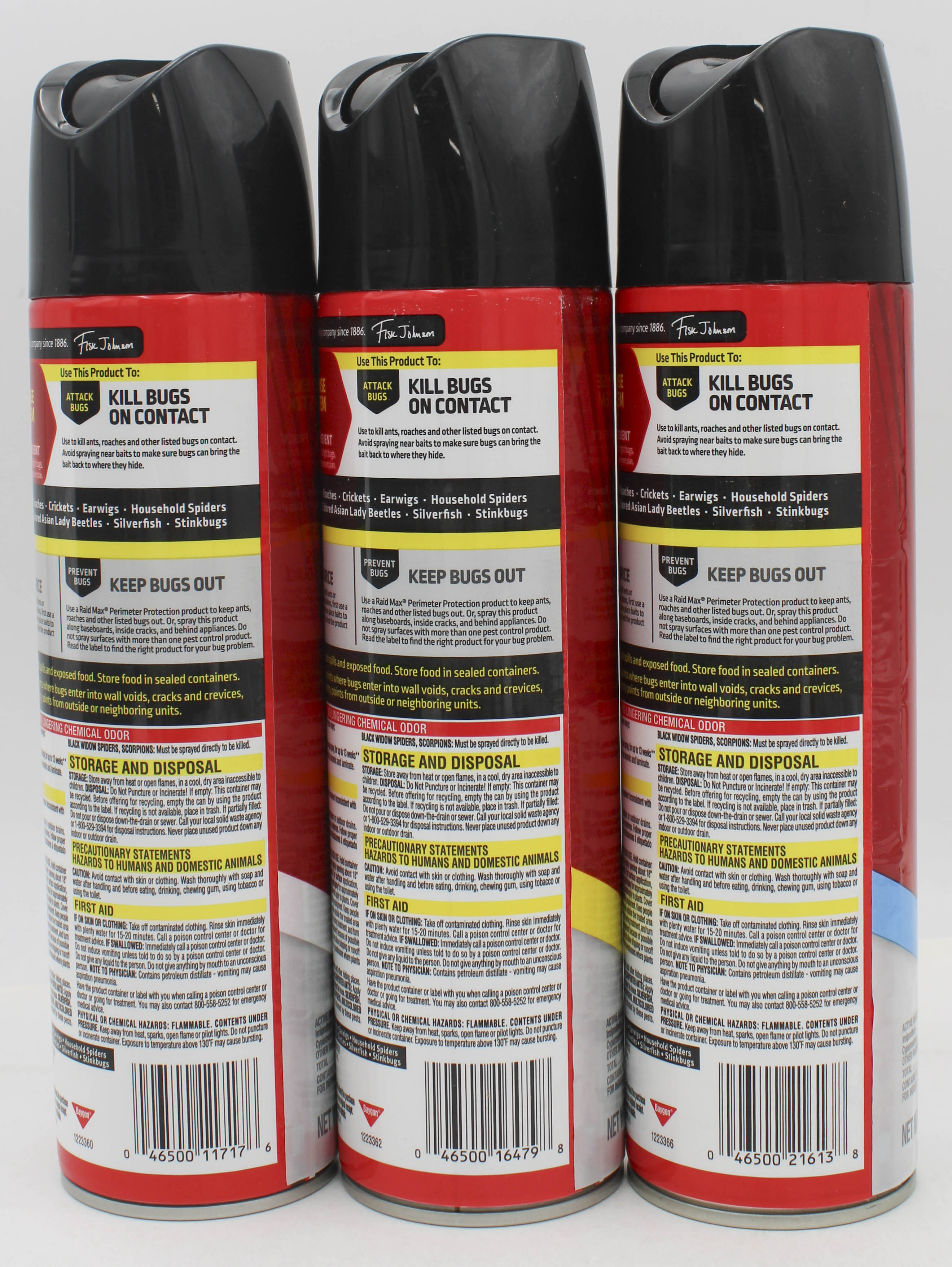 RAID ANT + ROACH AEROSOL - MIXED PPK