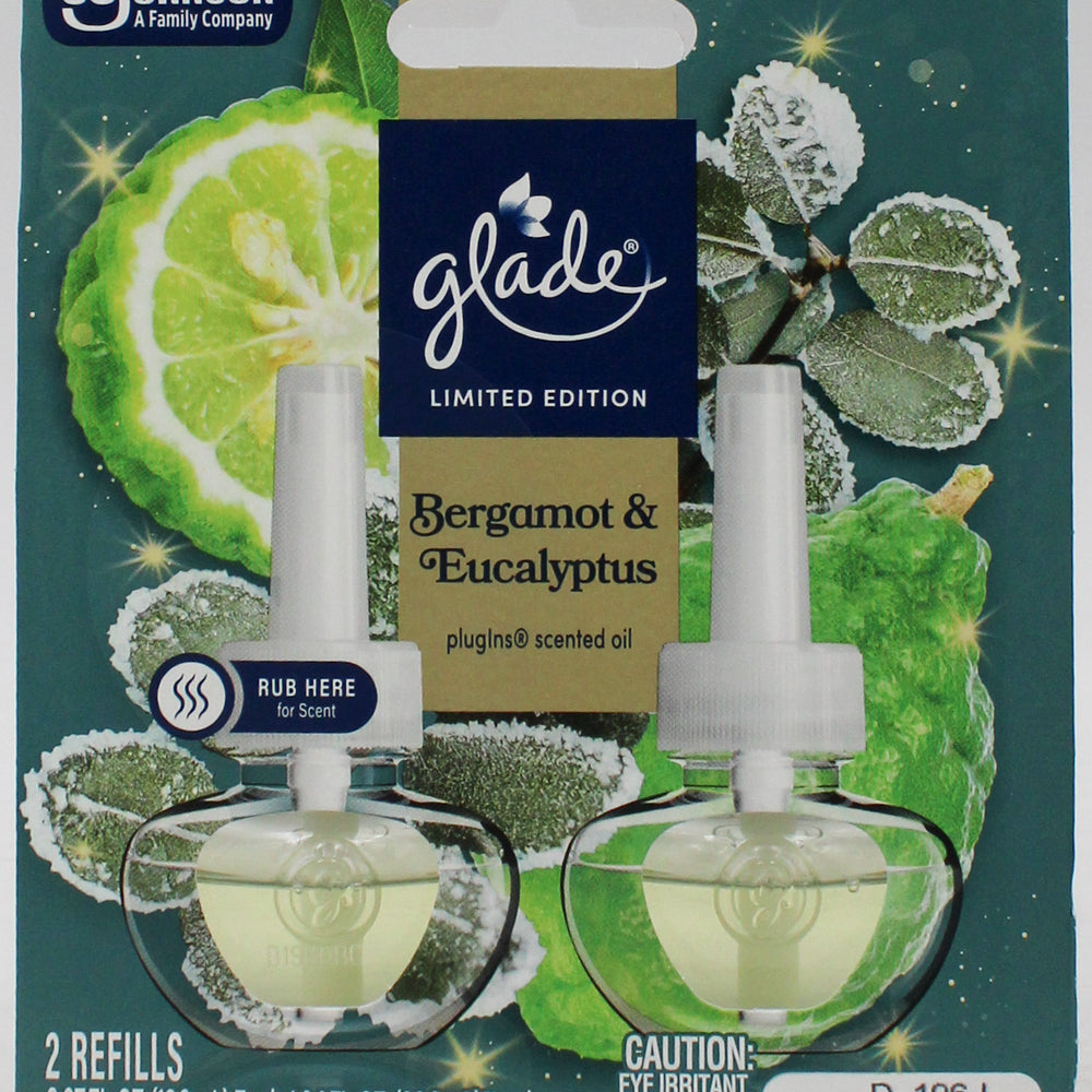 SP GLADE PLUGINS SCENTED OIL BERGAMOT & EUCALYPTUS 2ct 0.67oz